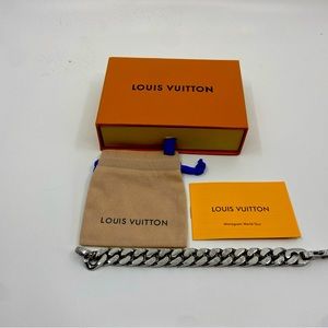[❄️CHRISTMAS SALE 50% OFF ❄️]Louis Vuitton Men’s Cuban Style Bracelet